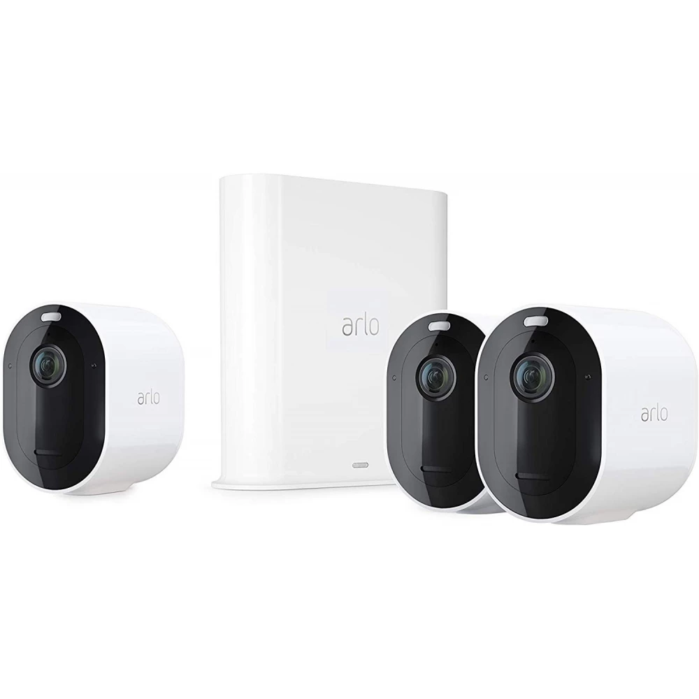 NETGEAR Arlo Pro 3 2K QHD Wire-Free Security Add-on Camera - 3 pcs camera + 1 pcs smarthub white (VMS4340P) iPon - hardware and software news, reviews, webshop, forum
