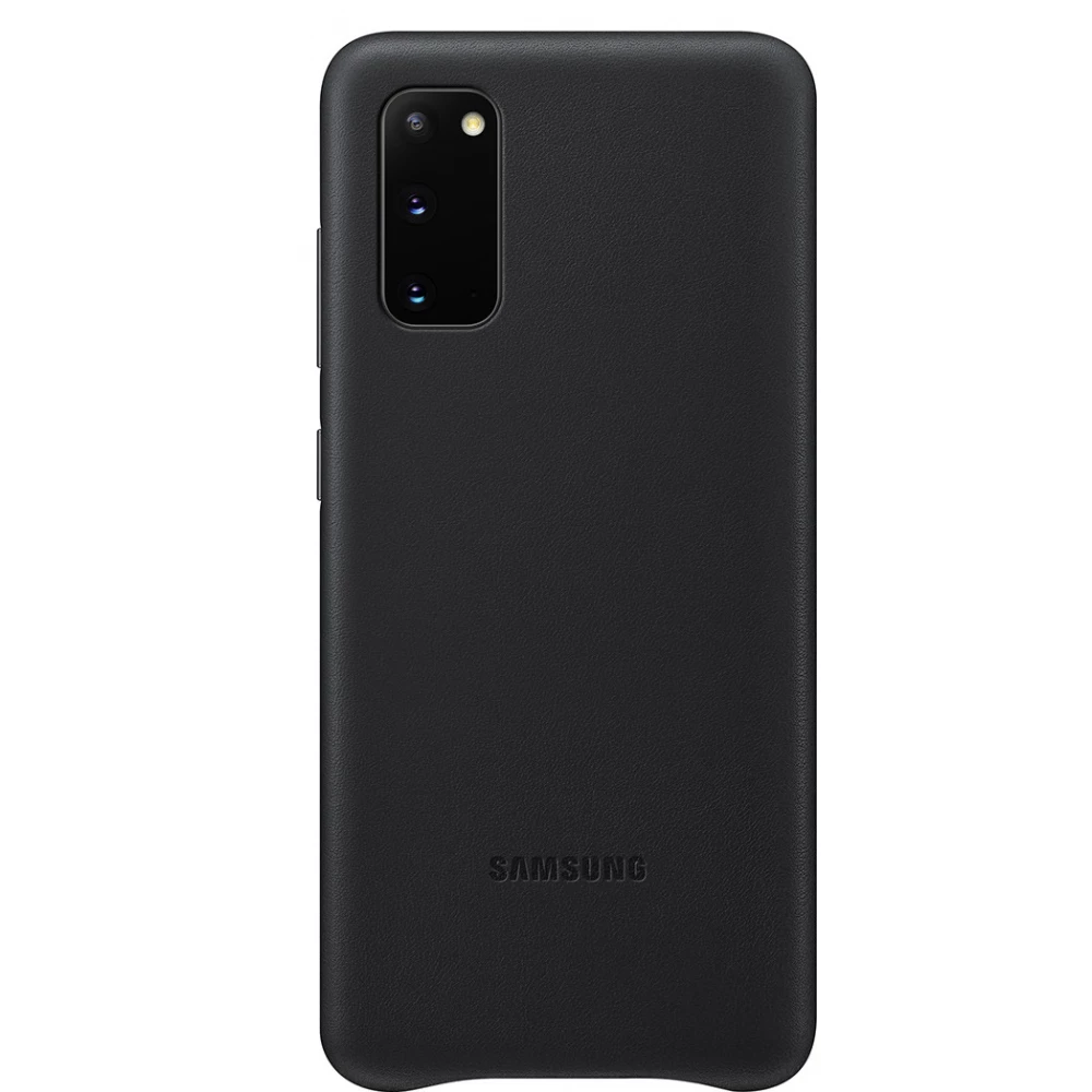 SAMSUNG EF-VG980 Leather Back Cover Samsung Galaxy S20 negru