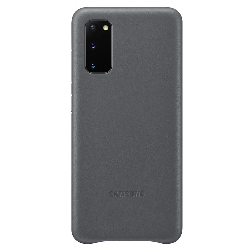 SAMSUNG EF-VG980 Leather Back Cover Samsung Galaxy S20 szürke SAMSUNG EF-VG980 Leather Back Cover Samsung Galaxy S20 szürke