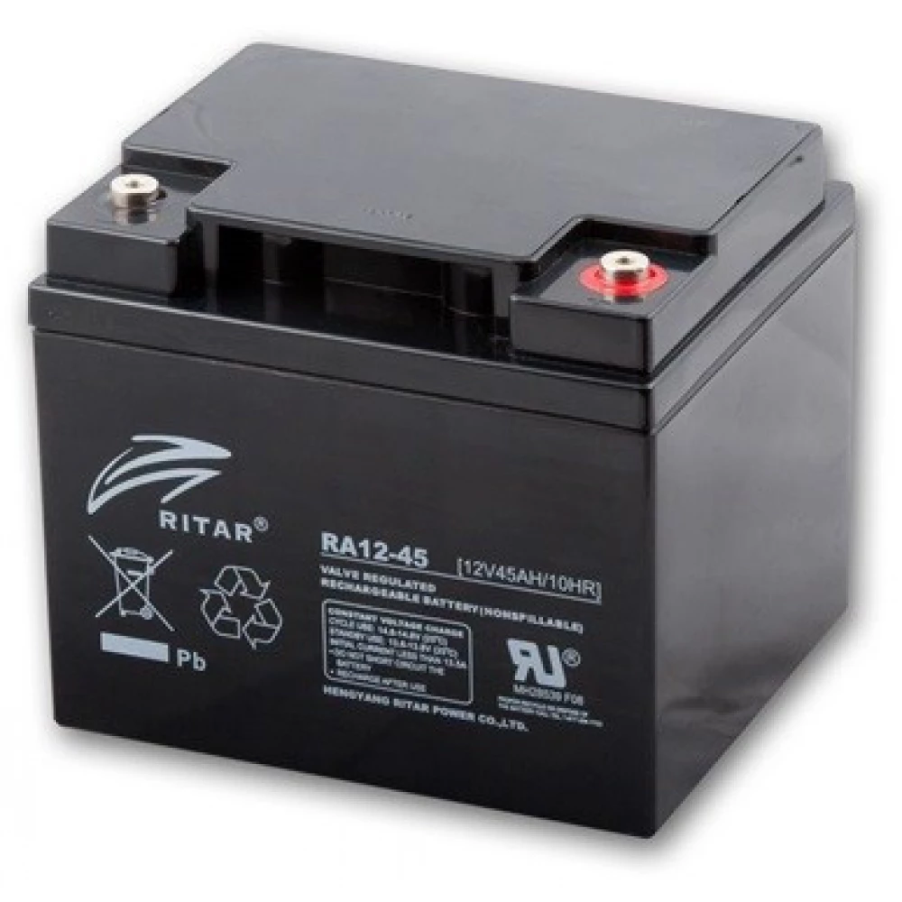 RITAR RA12-45-F11 12V/45Ah closed lead-acid batteries - iPoncomp.com