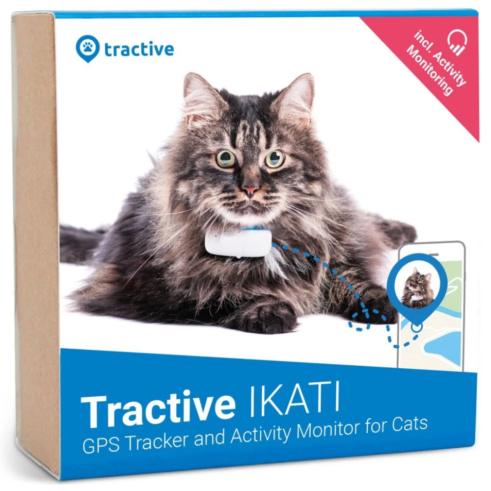 Tractive IKATI GPS Cat Tracker - No. 1 GPS Tracker for Cats