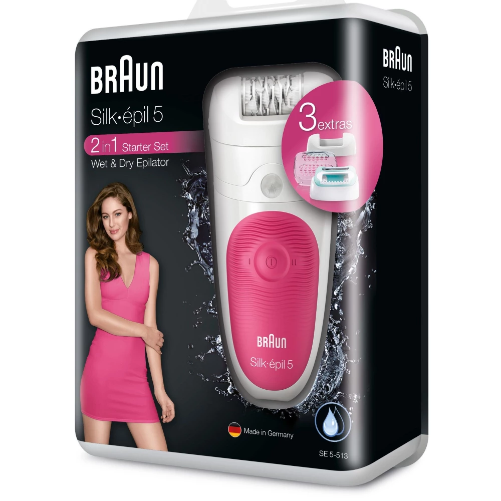 BRAUN Silk-épil 5-513 Wet & Dry epilator - iPon - hardware and software  news, reviews, webshop, forum