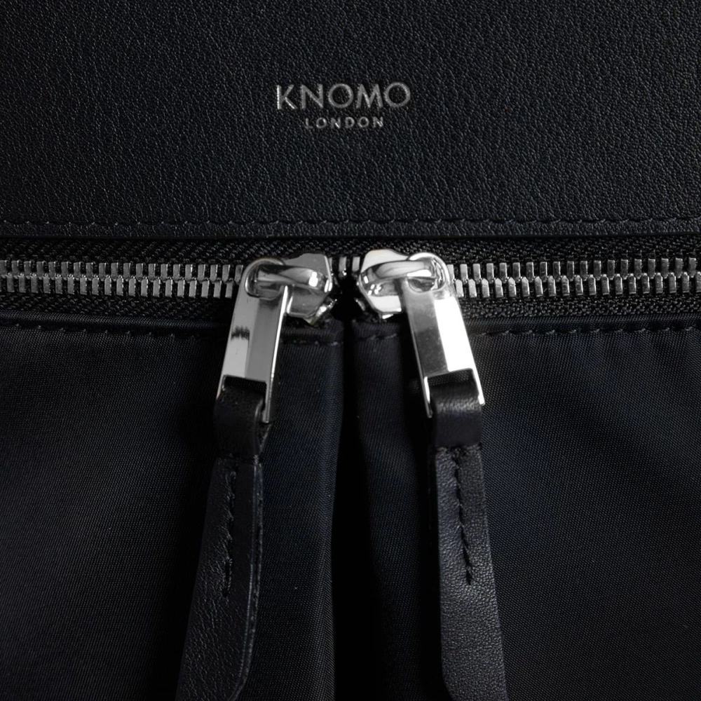 KNOMO Beauchamp Laptop Backpack 14 black silver iPoncomp