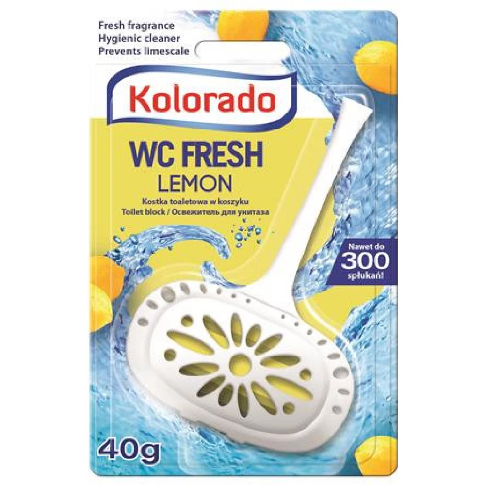 Kolorado WC cleaner blocks 40 g yellow - iPon - hardware and software news,  reviews, webshop, forum