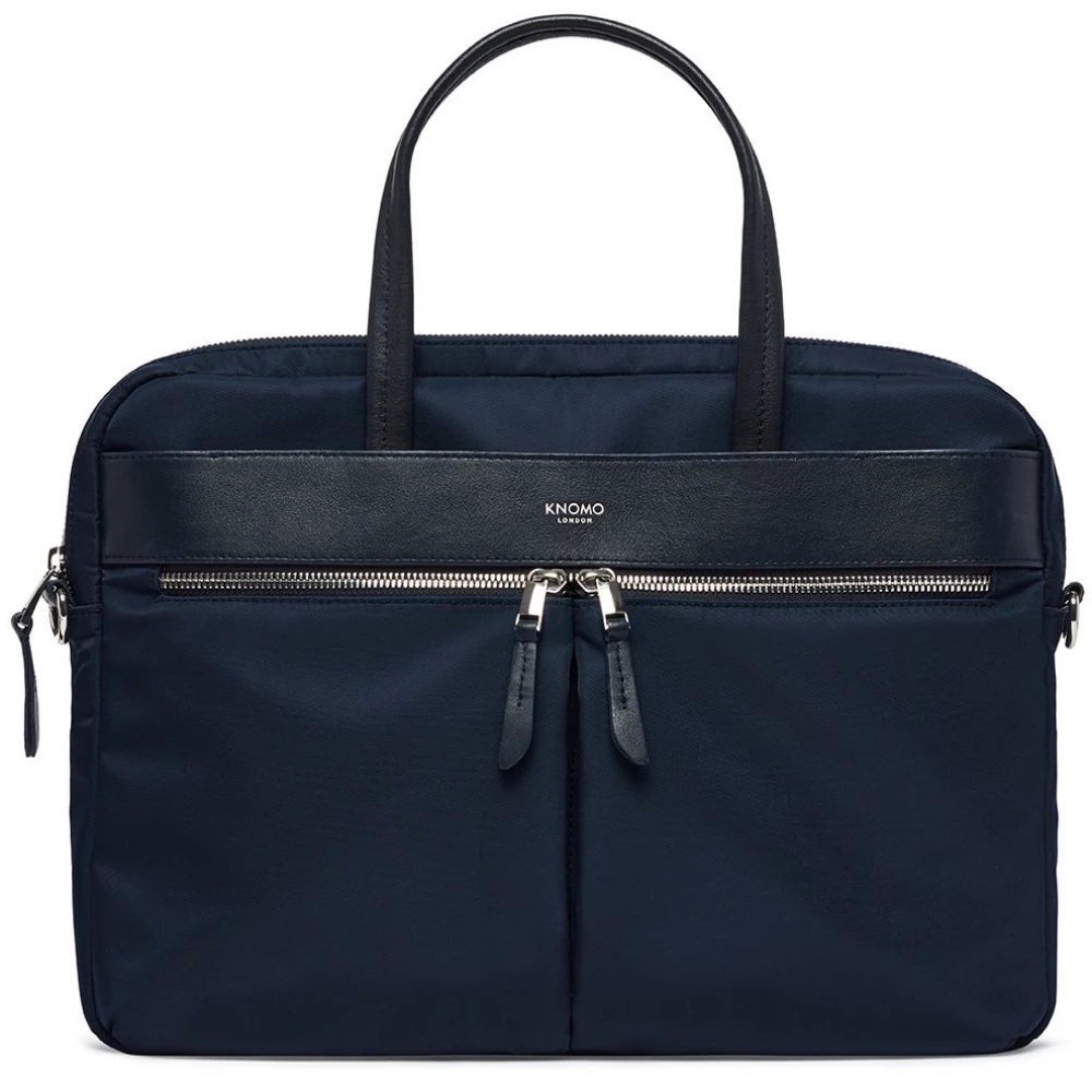 KNOMO Hanover Laptop Briefcase 14 dark blue iPoncomp