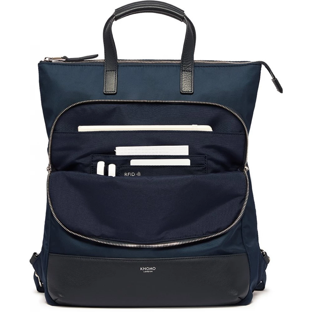 KNOMO Harewood Laptop Tote Backpack 15 dark blue iPoncomp