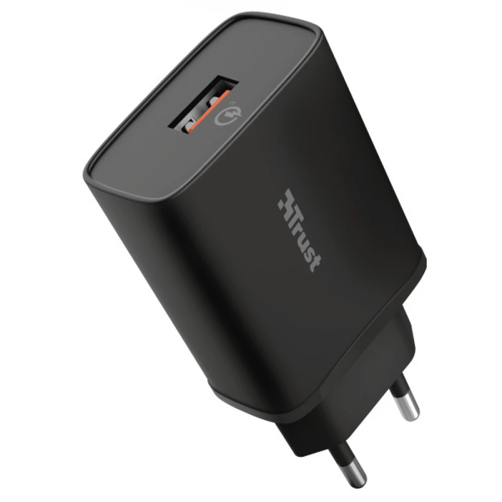 TRUST 23557 Qmax 18W Ultra-Fast USB Wall Charger with QC3.0 TRUST 23557 Qmax 18W Ultra-Fast USB Wall Charger with QC3.0