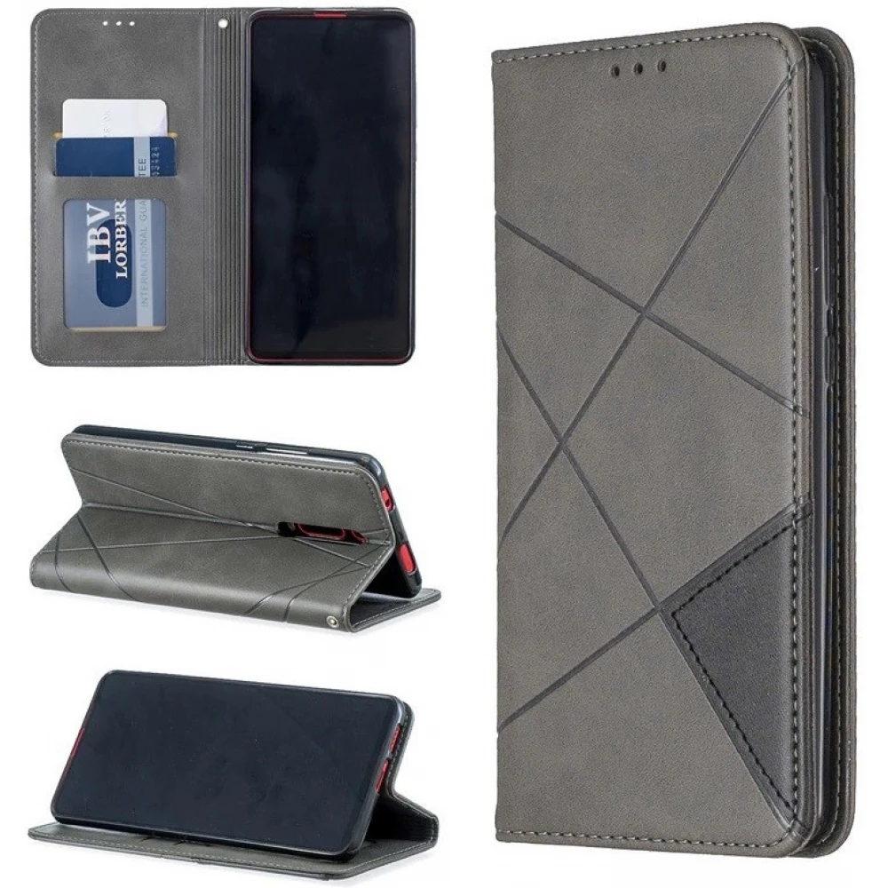ZONE Wooze DesignBook Na stranu procvat case geometria pattern iPhone 11 sivo ZONE Wooze DesignBook Na stranu procvat case geometria pattern iPhone 11 sivo