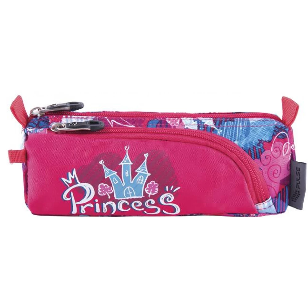 PULSE Castle Princess zipper pencil case pink