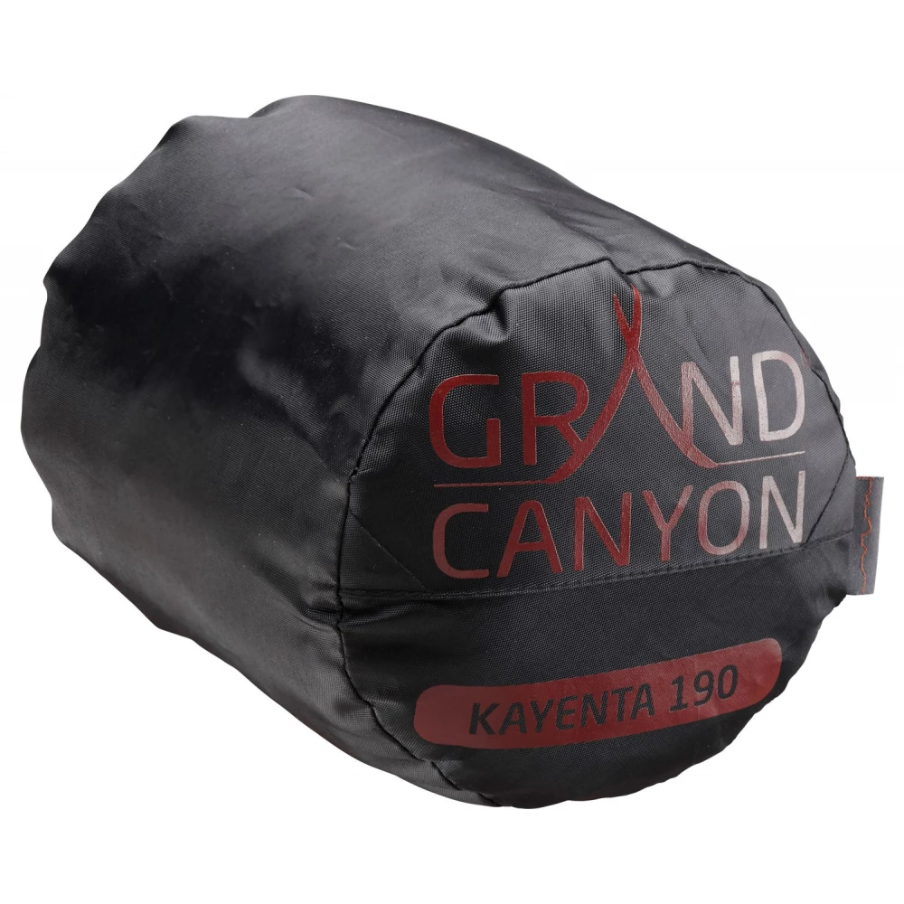 GRAND CANYON 340003 Kayenta 190 sleeping bag red iPon hardware and