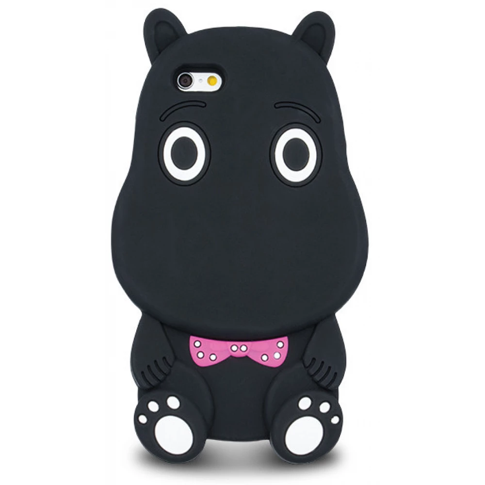 ZONE K3 TPU silicone case 3D hippopotamus pattern black ZONE K3 TPU silicone case 3D hippopotamus pattern black