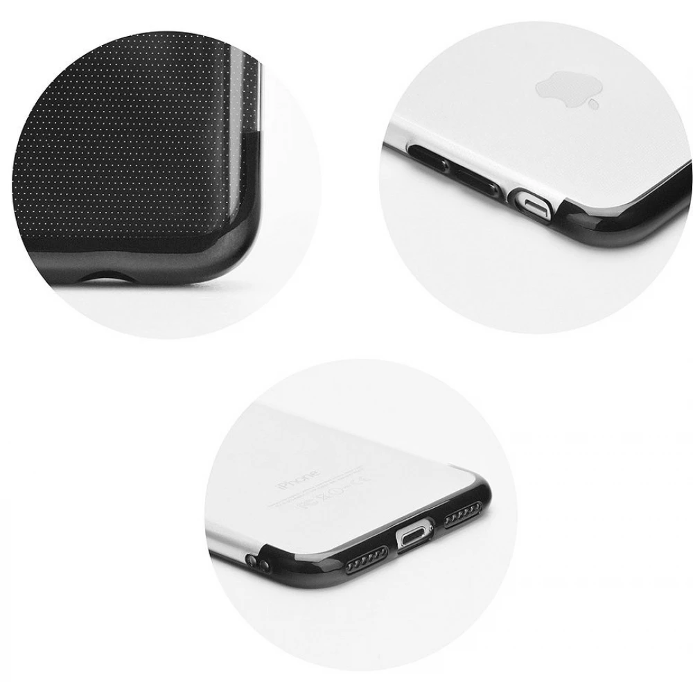 ZONE Electro Plating silicone case iPhone 11 Pro transparent-black