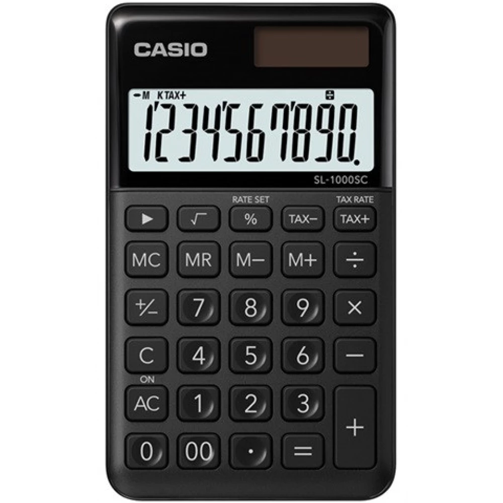 CASIO SL-1000SC-BK Taschenrechner schwarz