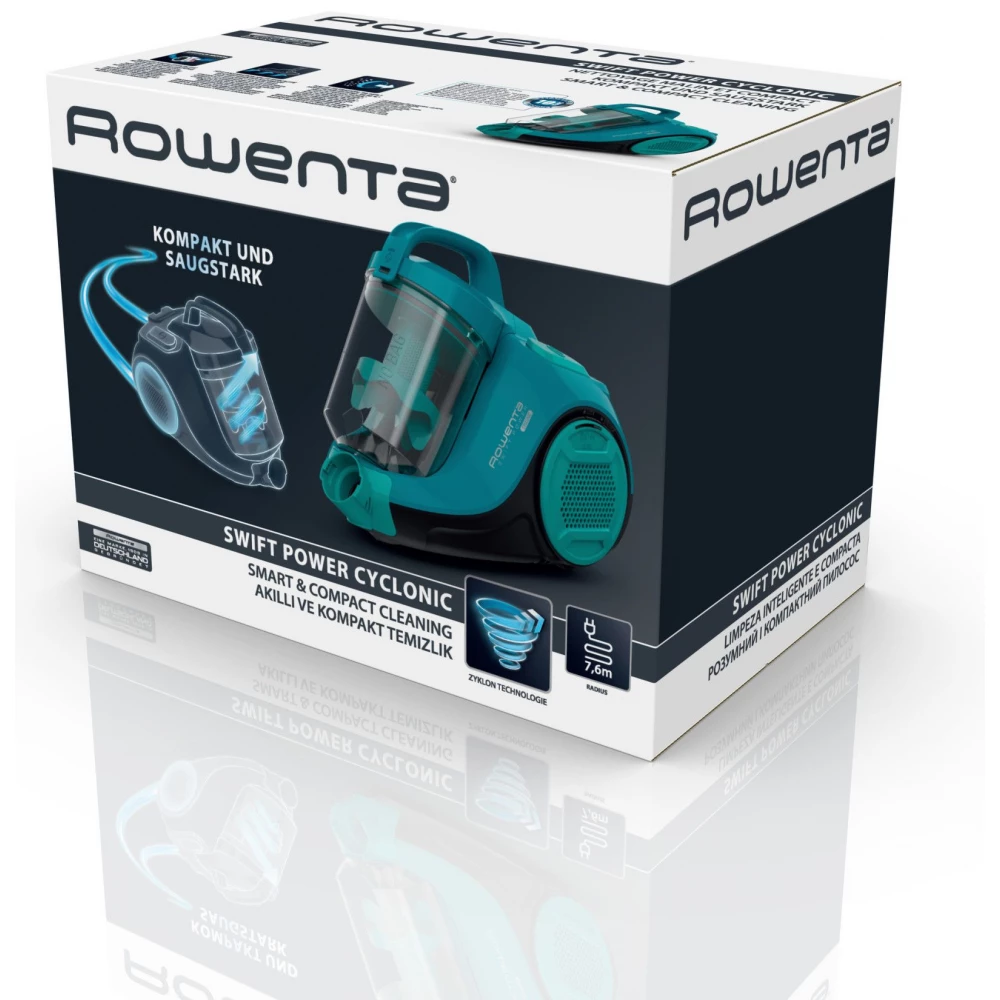 ROWENTA RO2932EA Swift Power Cyclonic Vacuum cleaner dust without 750W  turcoise - iPon - hardware and software news, reviews, webshop, forum