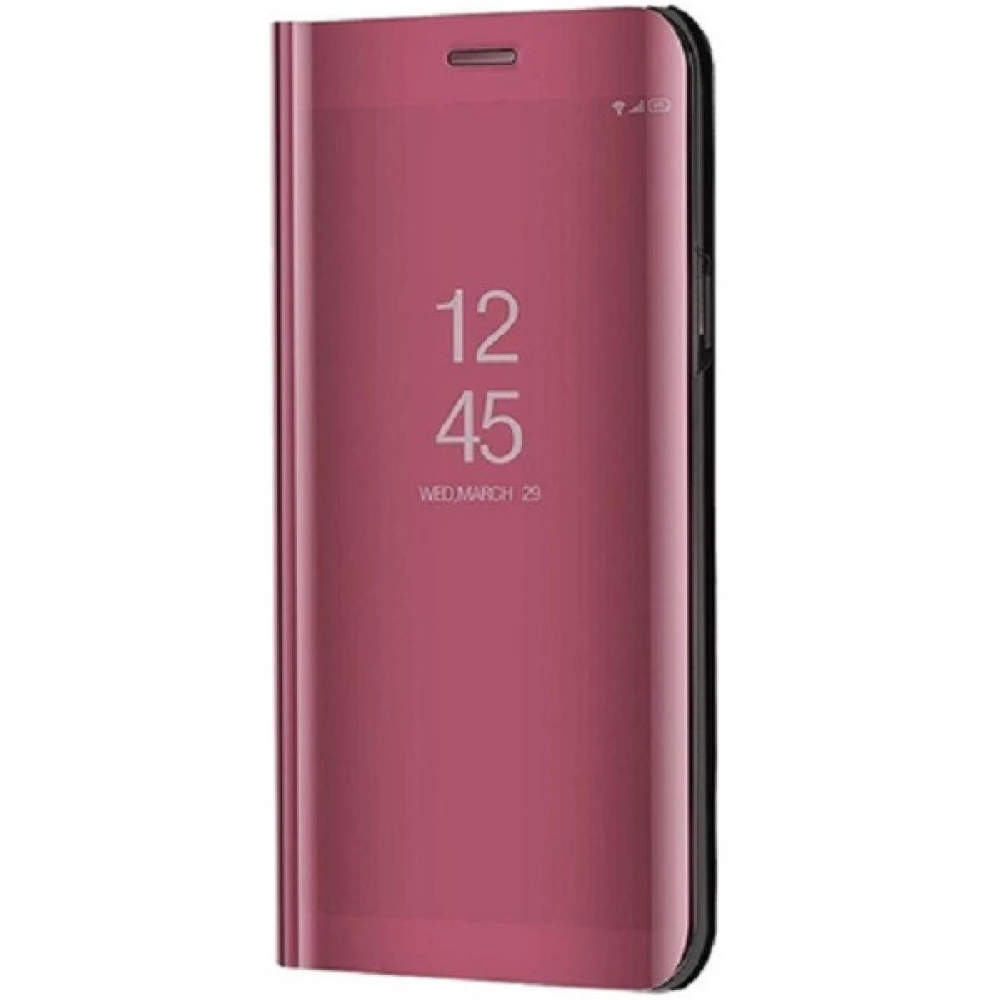 ZONE Smart View Cover pe lateral cu deschidere toc apel cu un indicator Samsung Galaxy A10s Aur roșu