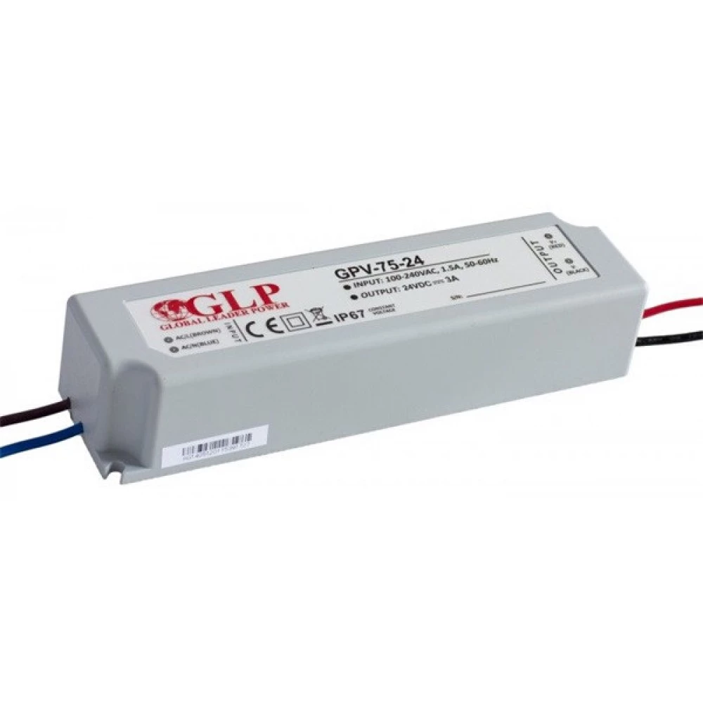 GLP GPV-75-24 72W 24V 3A IP67 LED PSU GLP GPV-75-24 72W 24V 3A IP67 LED PSU
