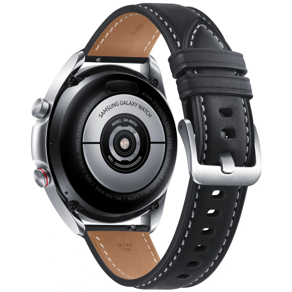 SAMSUNG SM R855 Galaxy Watch 3 eSIM 41mm steel silver iPoncomp