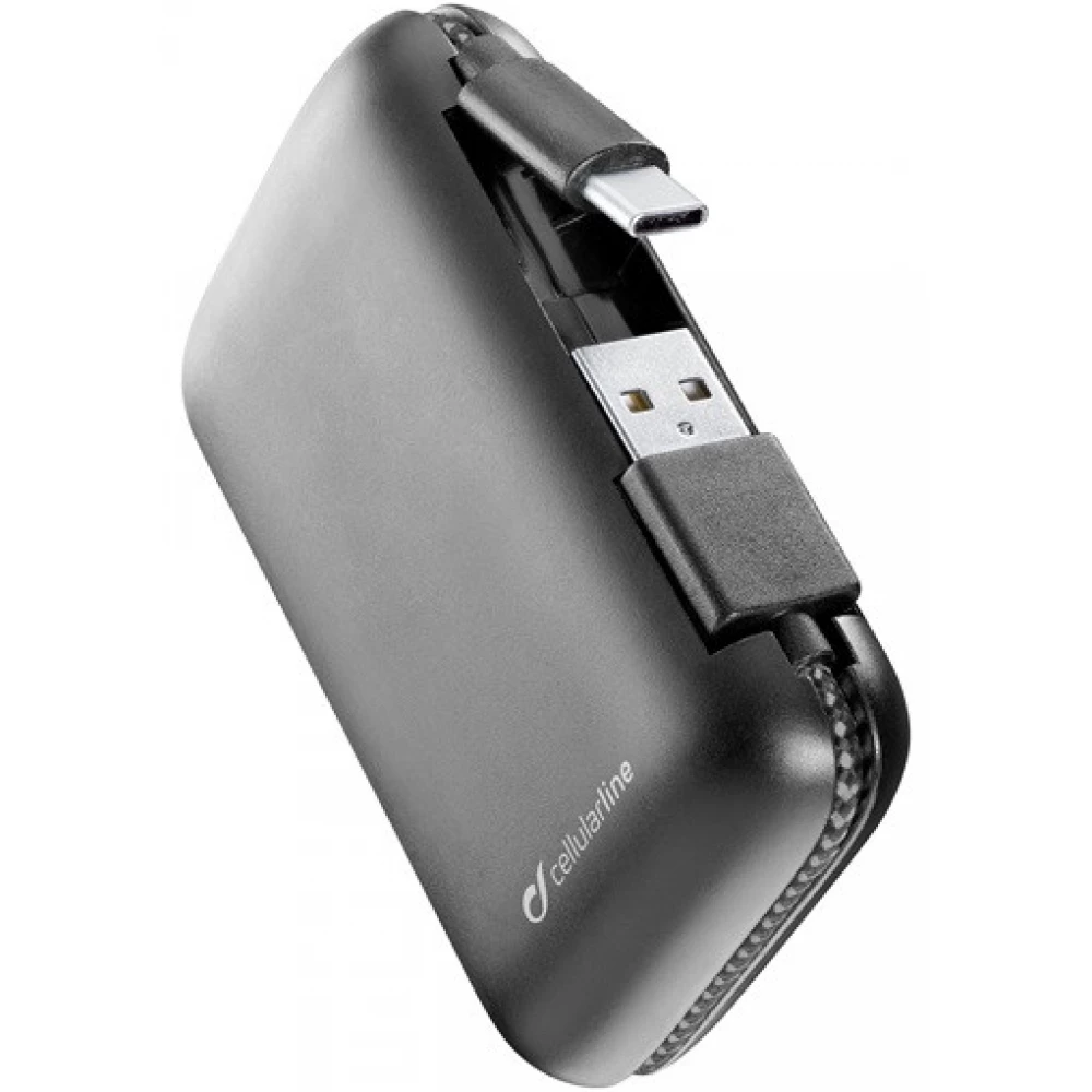 CELLULARLINE Freepower 5000 Powerbank USB-C cable black - iPon - hardware  and software news, reviews, webshop, forum