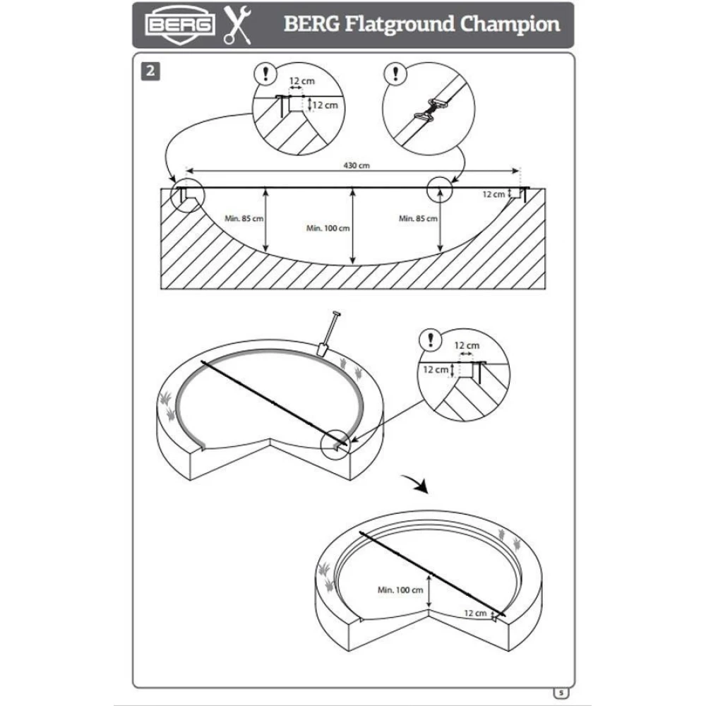 BERG Toys Champion FlatGround trampoline 330 grey - iPon - hardware software news, reviews, forum