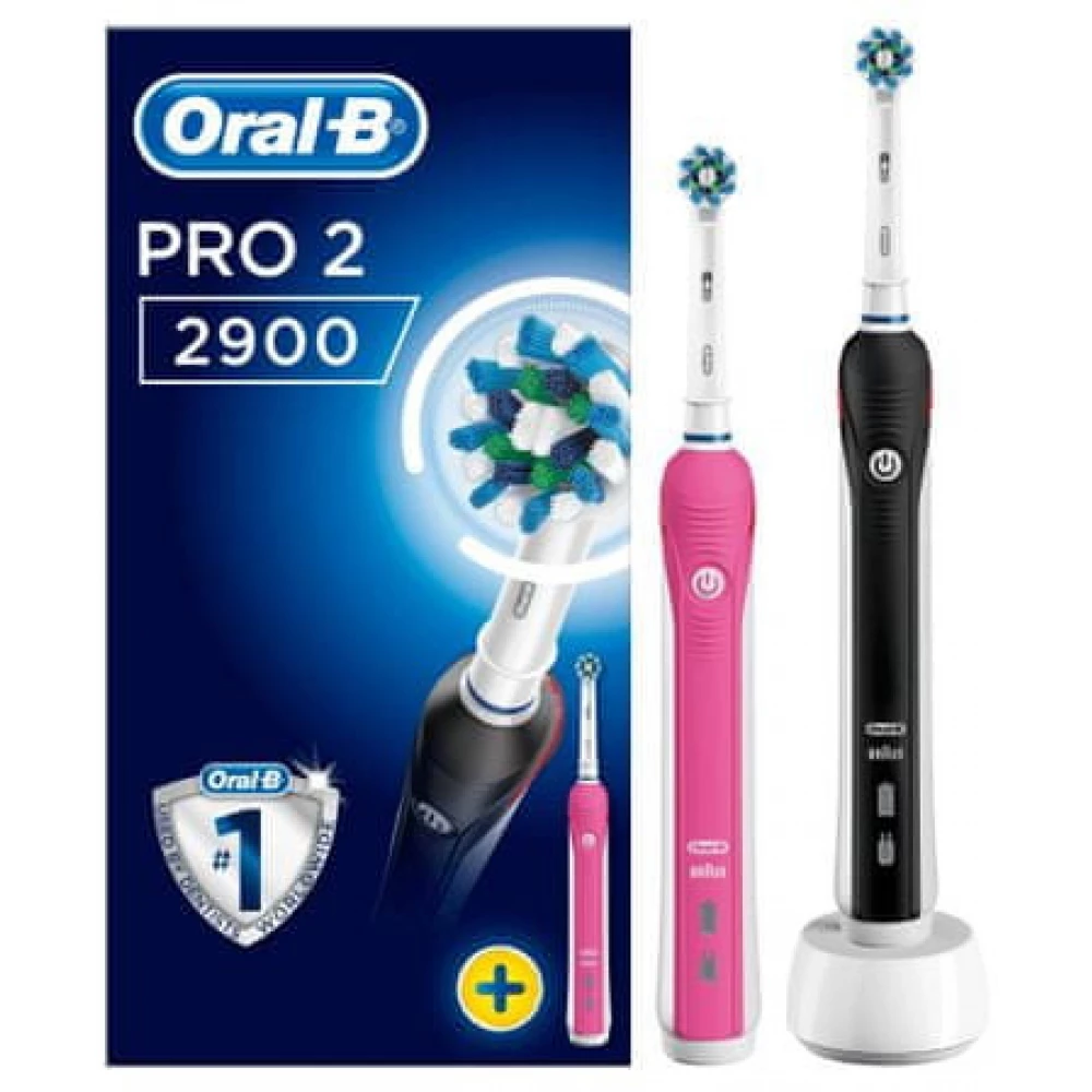 passen Onhandig Irrigatie ORAL-B PRO 2 2900 Duo Pack electric toothbrush black-pink - iPon - hardware  and software news, reviews, webshop, forum
