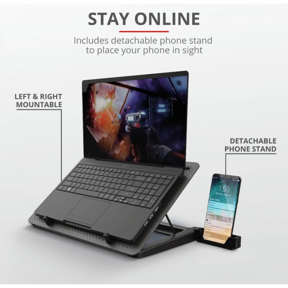 TRUST 23581 GXT 1125 Quno Laptop Cooling Stand iPon.hu