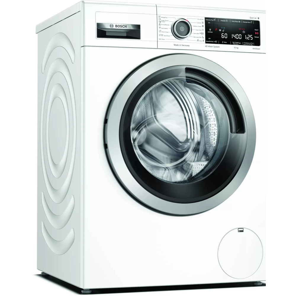 BOSCH WAX28MH0BY Serie 8 Front-loading washing machine 10 kg 1400 revolutions / minute A+++ white BOSCH WAX28MH0BY Serie 8 Front-loading washing machine 10 kg 1400 revolutions / minute A+++ white