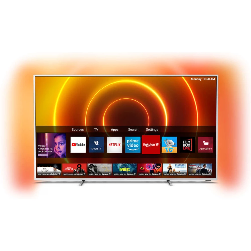 TV LED 75'' Philips Ambilight 75PUS8118 4K UHD HDR Smart Tv - TV