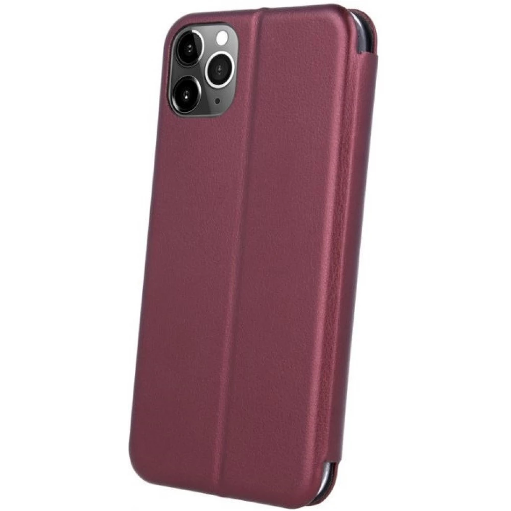 FORCELL Elegance Flip Hülle Xiaomi Redmi Note 9S/9 Pro/9 Pro Max Rotwein