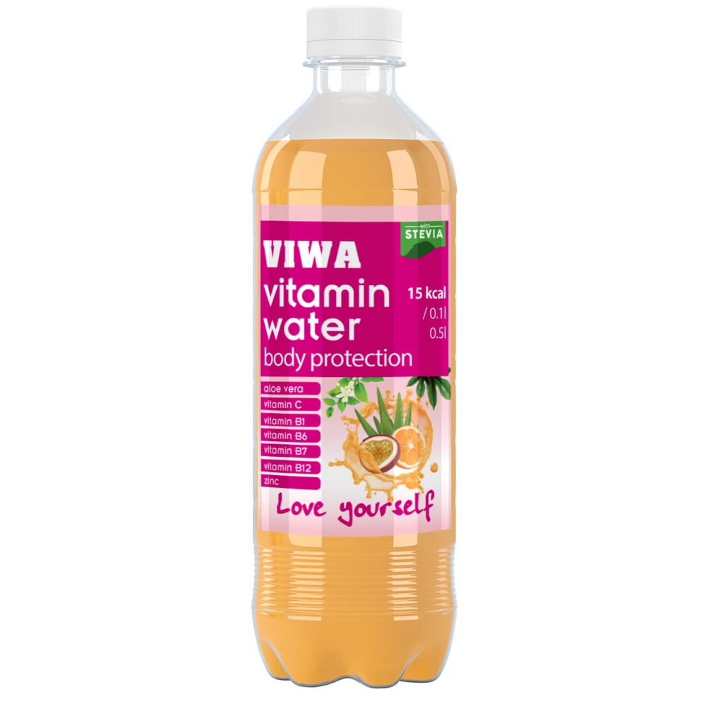 VIWA Body Protection Vitaminital szénsavmentes 0.5 l narancs-maracuya