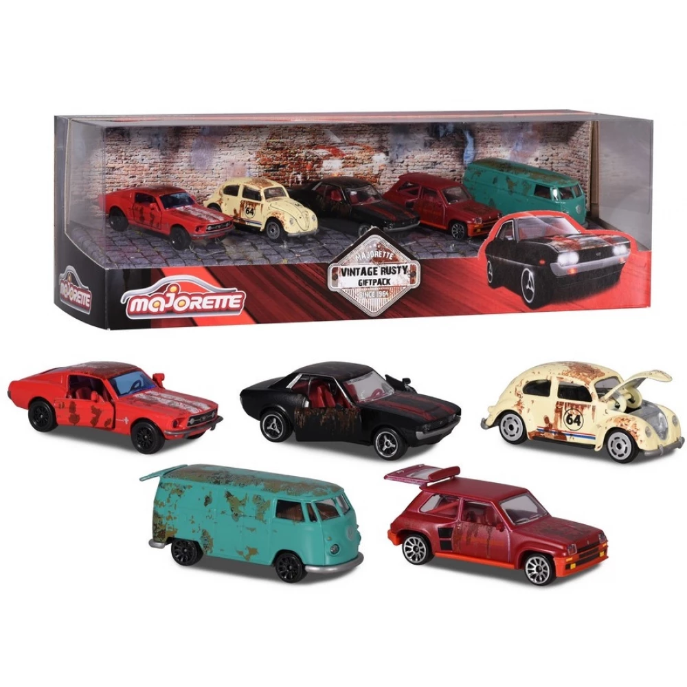 MAJORETTE Poklon pribor rozsdás vozila 5 komad automobilom MAJORETTE Poklon pribor rozsdás vozila 5 komad automobilom