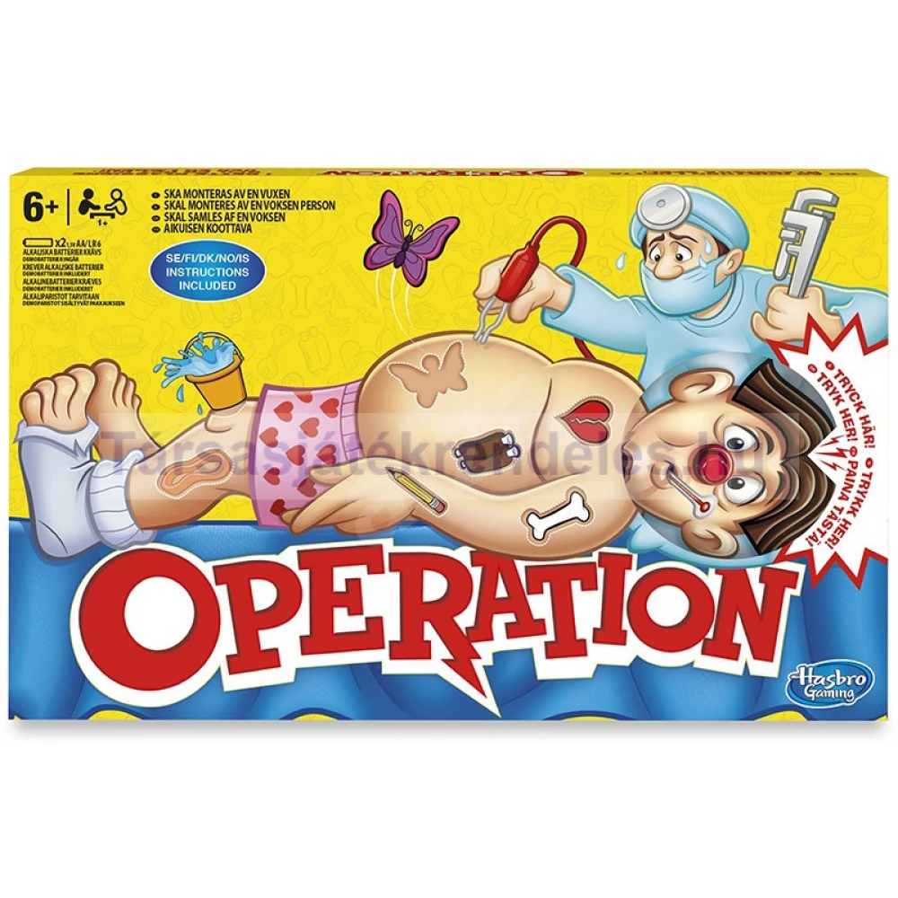 HASBRO Operáció board game