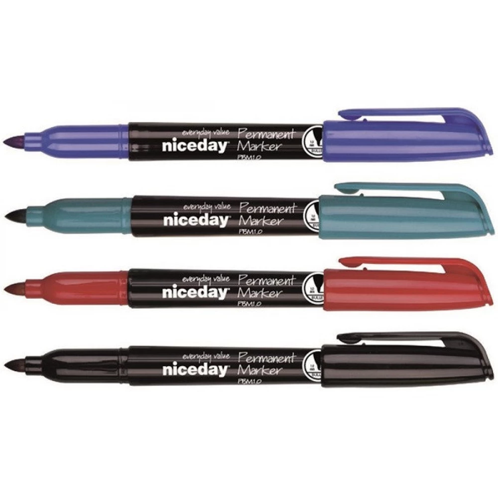Boost Veilig De OEM 284.1822 Niceday slim tipped 4 pcs permanent marker stock mixed color -  iPon - hardware and software news, reviews, webshop, forum