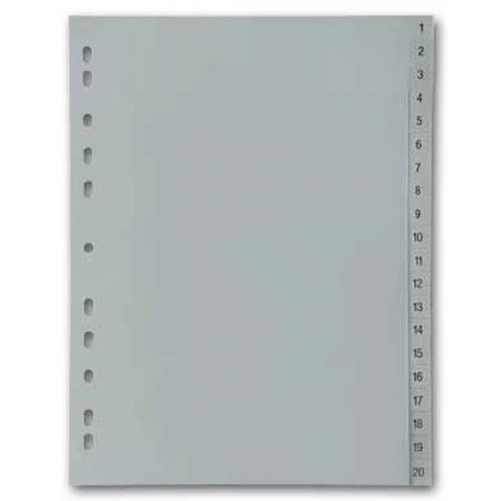 OFFICE DEPOT A4 1-20 plastic regiszter OFFICE DEPOT A4 1-20 plastic regiszter
