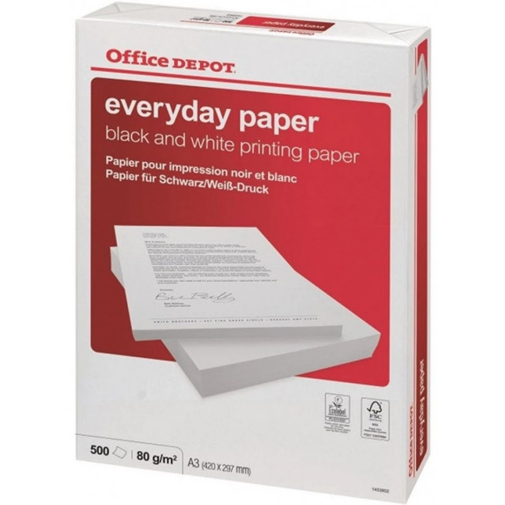 OFFICE DEPOT Everyday A3 80g copy paper - iPon - hardware and software  news, reviews, webshop, forum