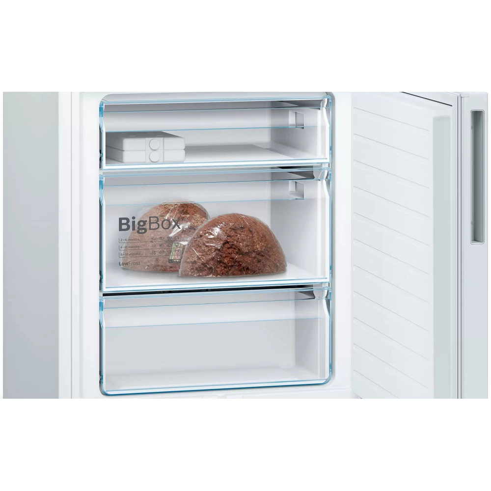 BOSCH KGE49AWCA 6 Free standing bottom freezer refrigerator freezer combination 201 x 70 cm A white iPoncomp