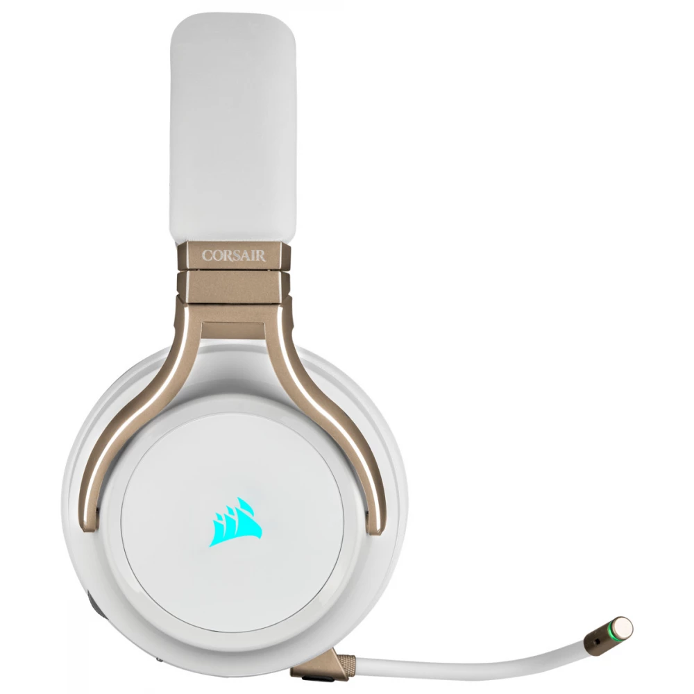 CORSAIR Virtuoso RGB Wireless white gold iPon hardware and