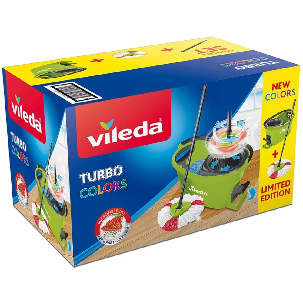 VILEDA 158720 Turbo Easy Wring & Clean mop stock green - iPon - hardware  and software news, reviews, webshop, forum | Bodenwischer