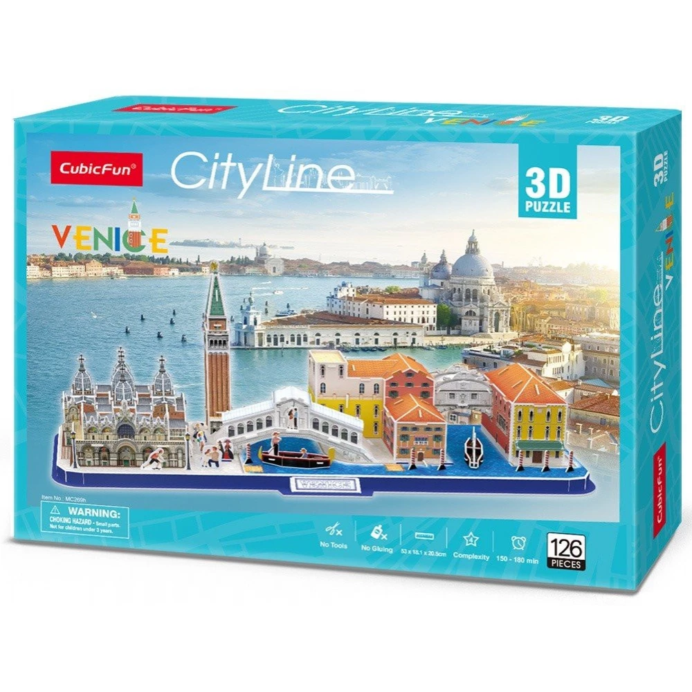 Desgracia Paja Senador CUBICFUN Puzzle game 126 pieces CityLine Venice 3D - iPon - hardware and  software news, reviews, webshop, forum