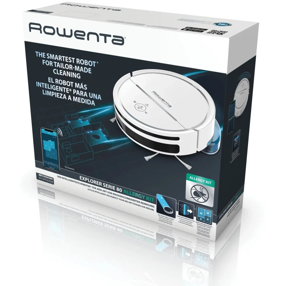 ROWENTA ROBOT EXPLORER Serie 80 Vacuum Cleaner RR7755WH