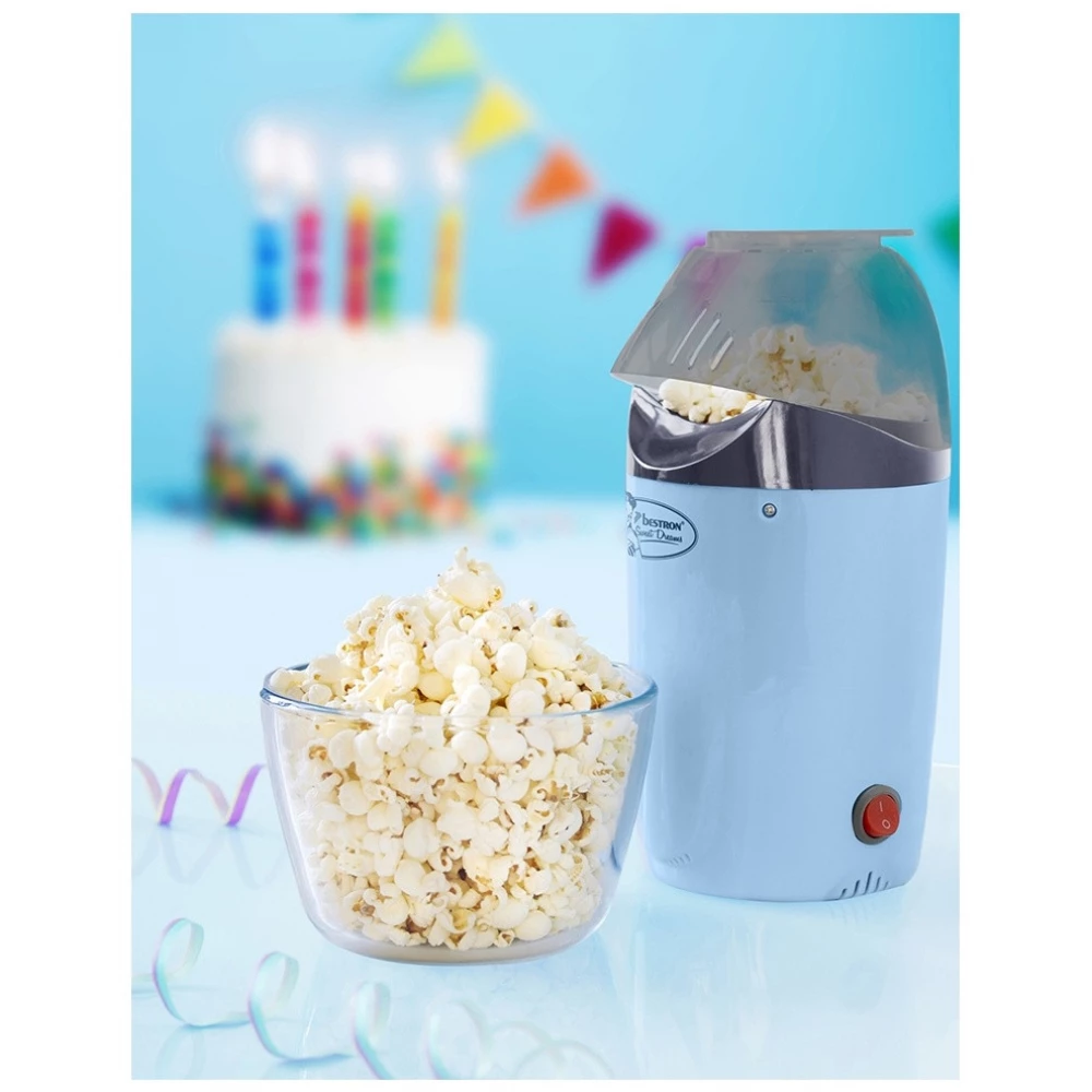 BESTRON APC1007 Popcorn Hersteller 1200 W Blau