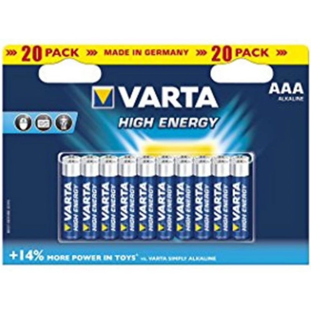 VARTA High Energy mikro olovka element (AAA) 20kom