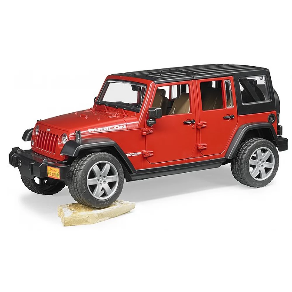 BRUDER JEEP Wrangler Unlimited Rubicon land rover red - iPoncomp.com