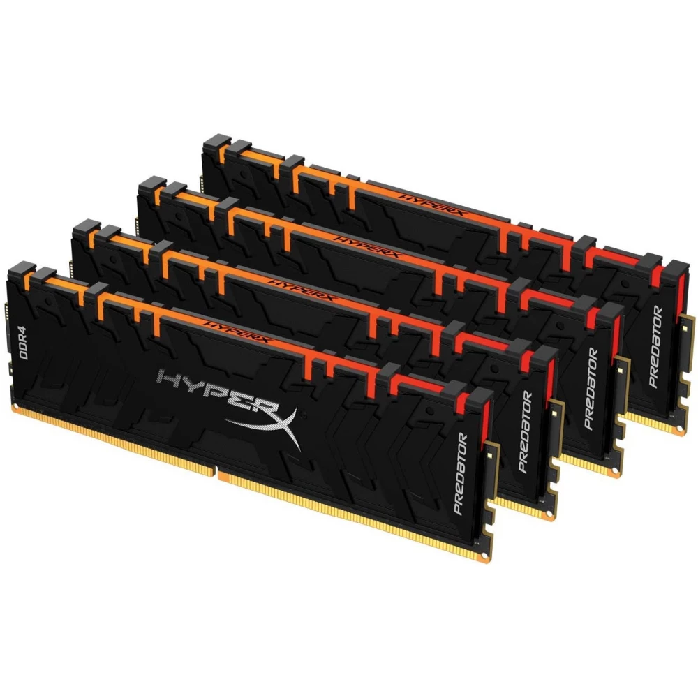 HyperX 128GB Predator RGB DDR4 3600MHz CL18 KIT HX436C18PB3AK4/128 HyperX 128GB Predator RGB DDR4 3600MHz CL18 KIT HX436C18PB3AK4/128