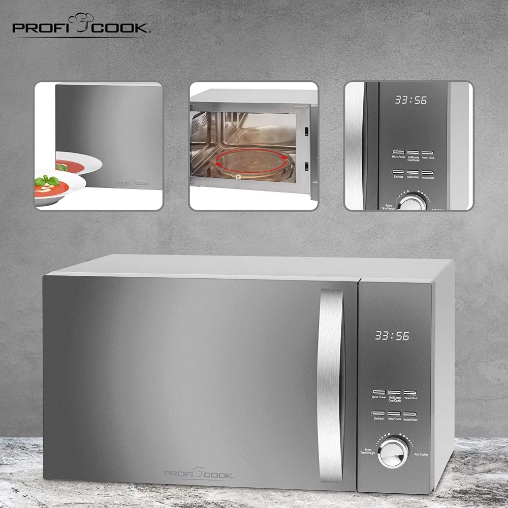 PROFICOOK PC-MWG 1176 H and - silver 2300W black webshop, Microwave reviews, hardware / software 1000W oven / iPon / news, forum 800W 