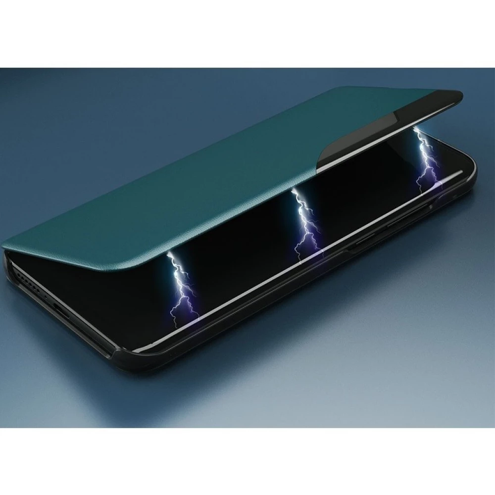 WOOZE FashionBook pe lateral cu deschidere toc iPhone 12/12 Pro verde