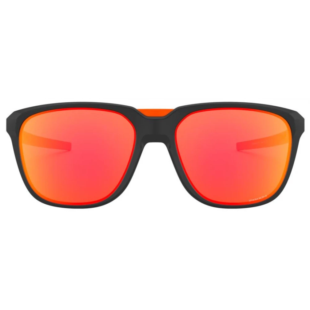 OAKLEY Anorak Matte Black w Prizm Ruby sunglasses iPoncomp