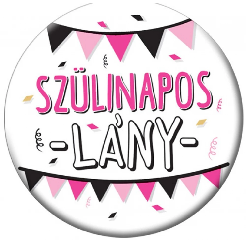 Kitűző - Lányka