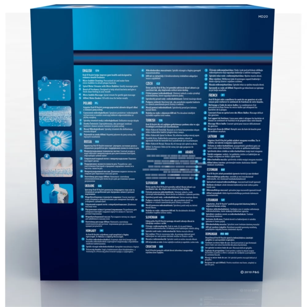 ORAL-B MD20 Professional Care OxyJet szájzuhany 4 fúvóka - iPon.hu