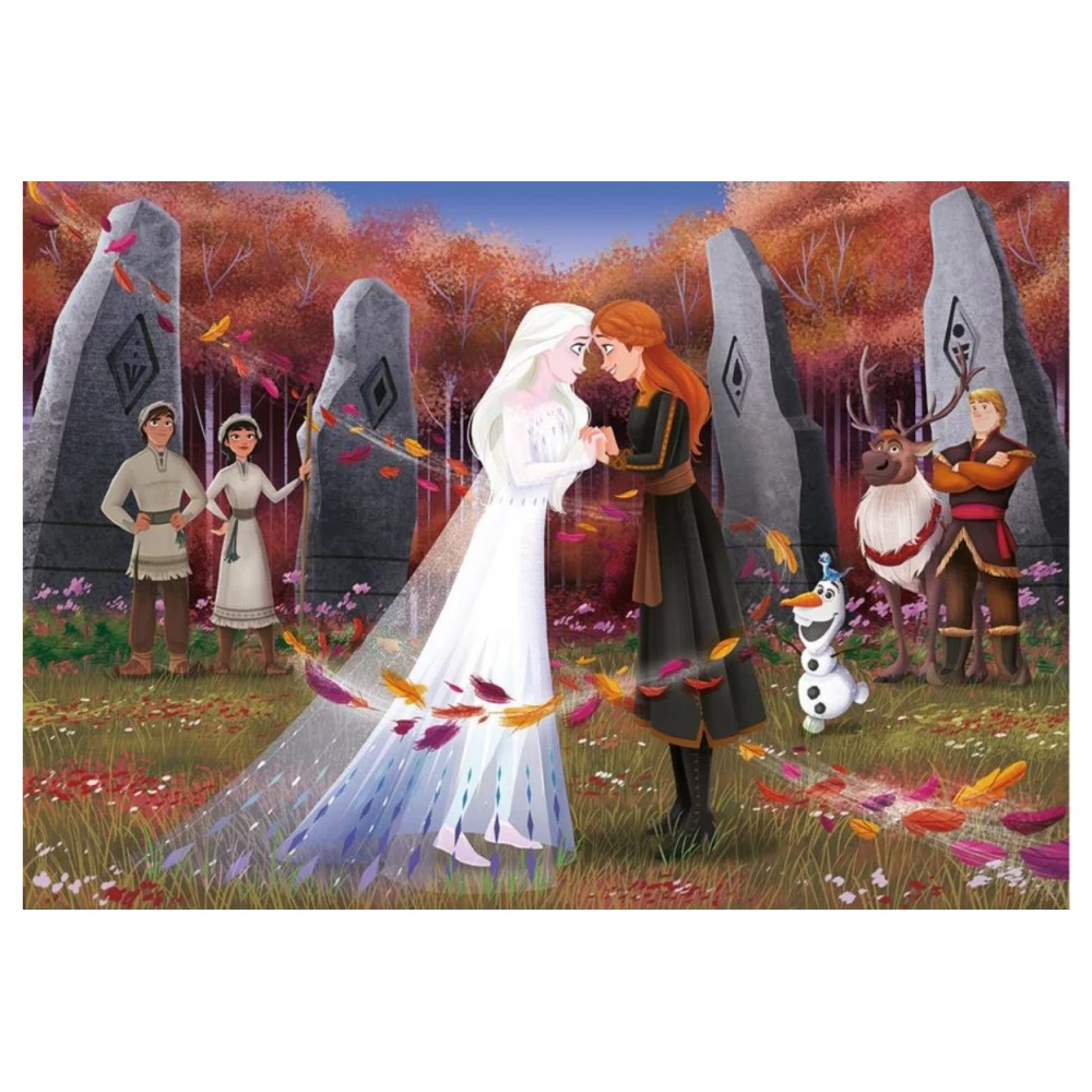 CLEMENTONI Puzzle game 104 pieces SuperColor Disney Frozen 2 - iPoncomp.com