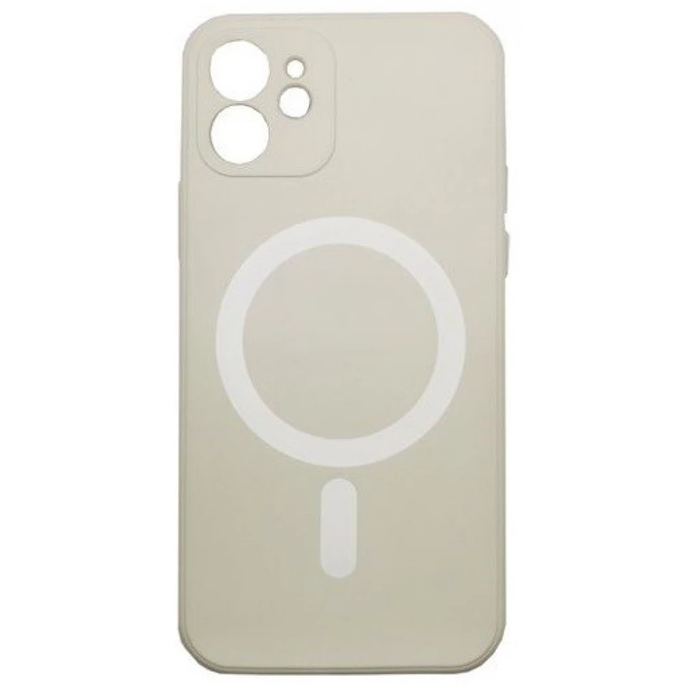 ZONE Silicon case mágnes ring iPhone 12 Mini white ZONE Silicon case mágnes ring iPhone 12 Mini white